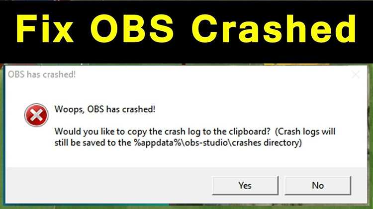 Obs has crashed что делать Obs has crashed что делать