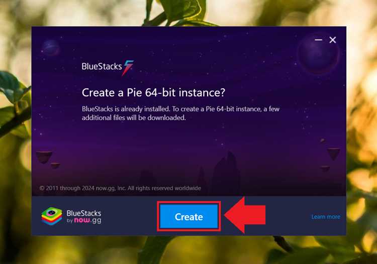 Настройка параметров производительности в Bluestacks Pie 64 bit