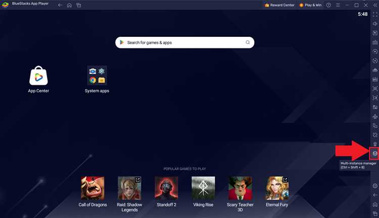 Различия между версиями Bluestacks Nougat, Pie и Android 11