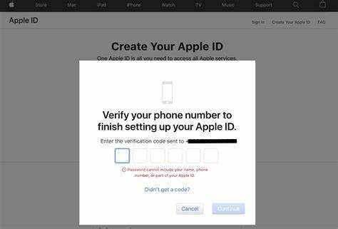 Причины появления ошибки Said create Apple ID billing