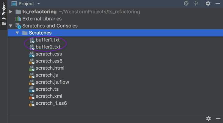 Как создать Scratch file в PyCharm