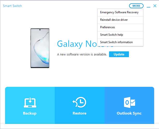 Какие данные сохраняются в резервной копии Smart Switch