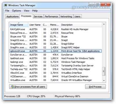 Splwow64 exe что это за процесс