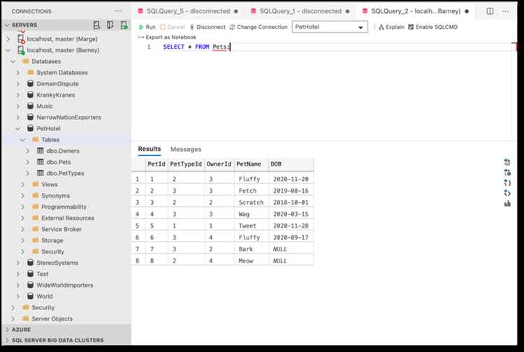 Sql как очистить базу данных
