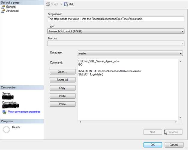 Запуск службы SQL Server Agent через SQL Server Configuration Manager