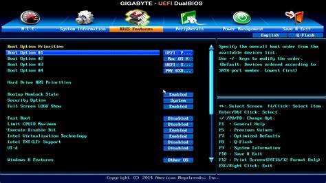 Как сбросить настройки на Summary Screen в BIOS