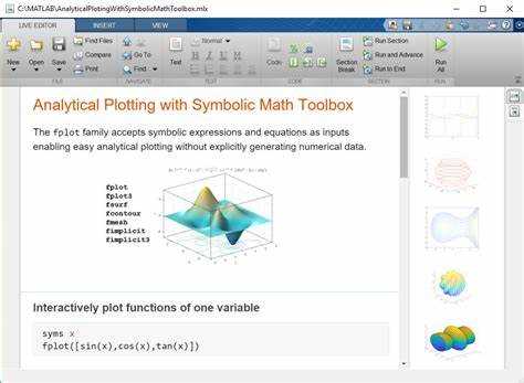 Использование базовых функций Symbolic Math Toolbox