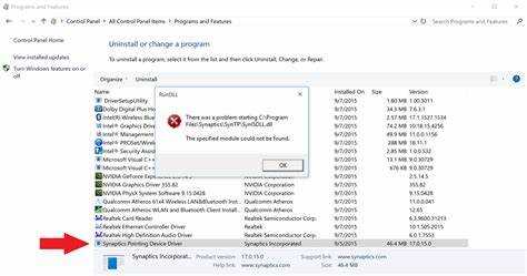 Synaptics pointing device driver: функции и назначение программы