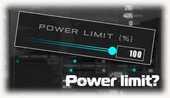 Temp limit в msi afterburner что это