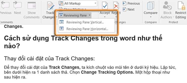 Где находится функция Track Changes в Word