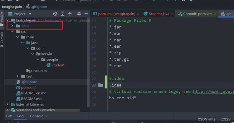 Что такое unversioned files в IntelliJ IDEA?