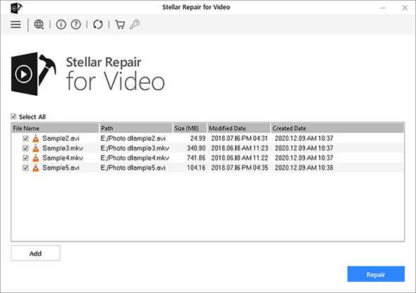 Video repair tool как пользоваться