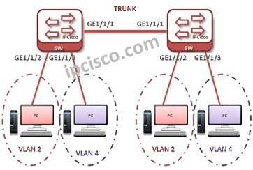 Управление конфликтами VLAN при пакетной настройке