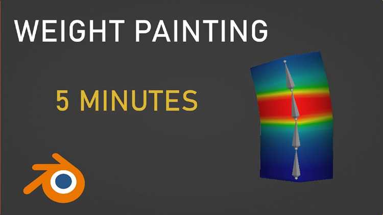 Активация Weight Paint с помощью горячих клавиш