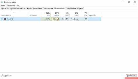 Блокировка через меню «Пуск» и параметры пользователя