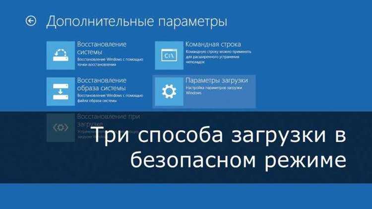 Доступ к безопасному режиму через командную строку