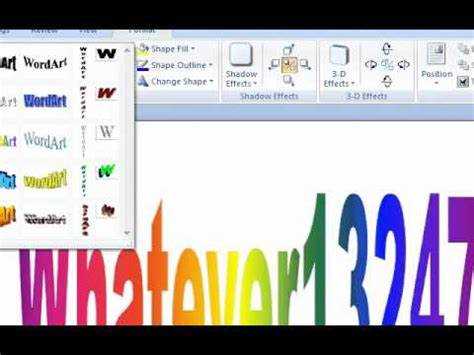Wordart где находится в ворде Wordart где находится в ворде