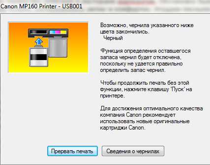 Абсорбер чернил почти полон что делать canon
