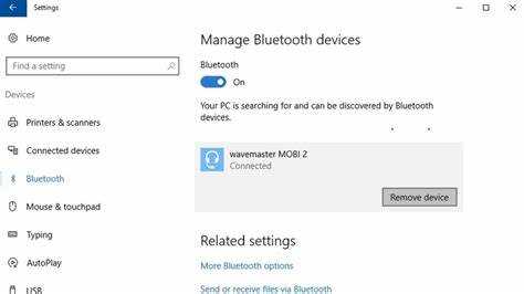 Включение Bluetooth через настройки Windows 10