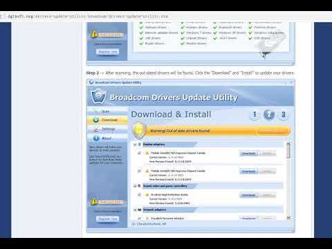 Установка и обновление Broadcom wireless utility на Windows