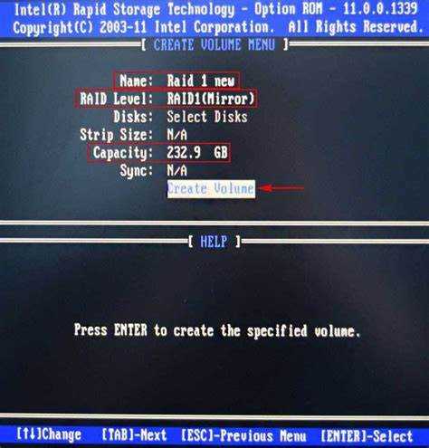 Назначение функции Fast initialization при создании RAID-массива