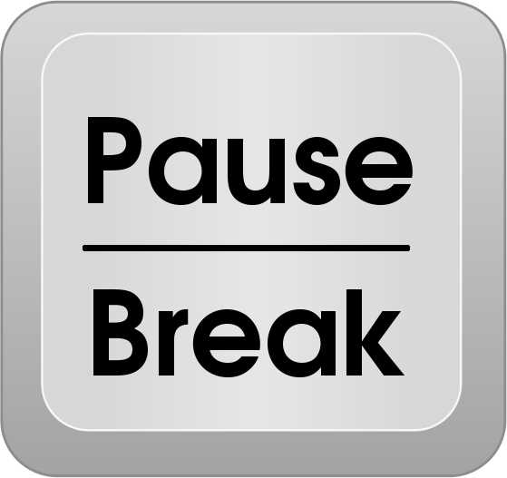 Использование комбинации Fn для доступа к Pause Break