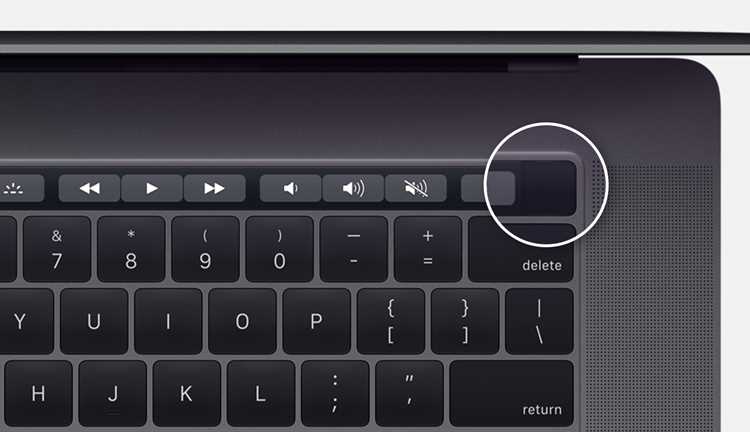Отличия кнопки включения на старых и новых моделях MacBook