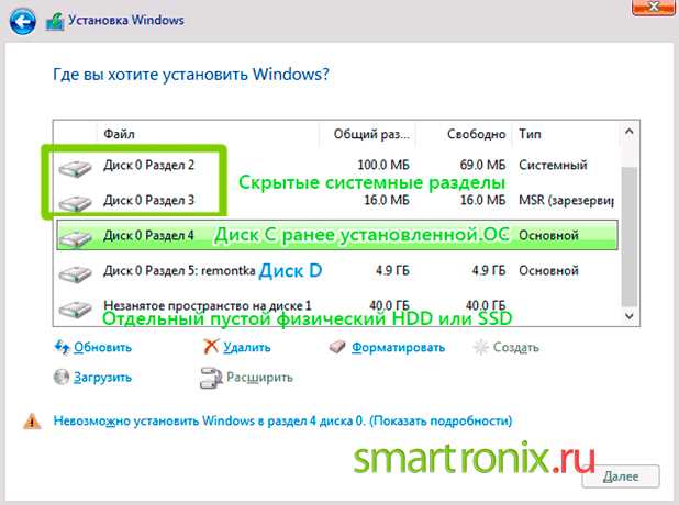 Проблемы с подключением жесткого диска или SSD