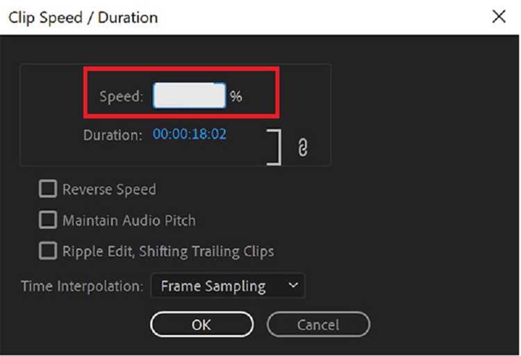 Что делает функция Time Interpolation и где её найти в Premiere Pro