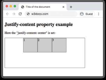 Justify content css что это