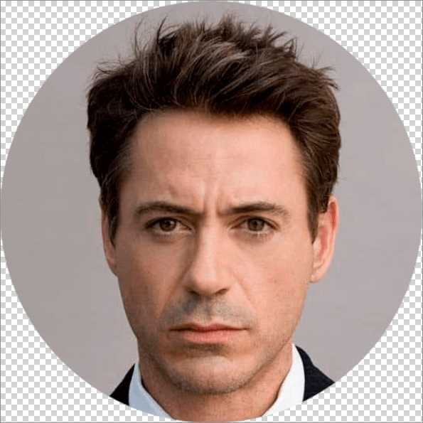 Создание круглого изображения в Photoshop с помощью маски