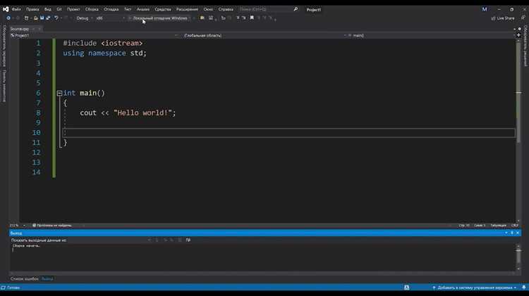 Создание структуры проекта: src, include, build и tests