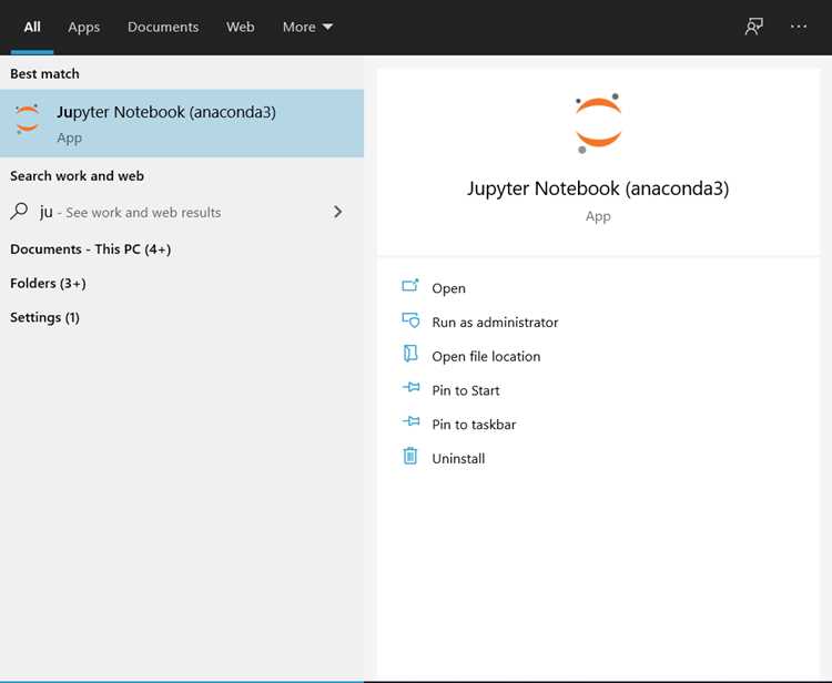 Установка Jupyter Notebook через терминал