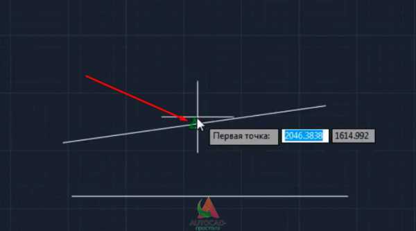 Применение команды MEASURE с указанием длины сегмента
