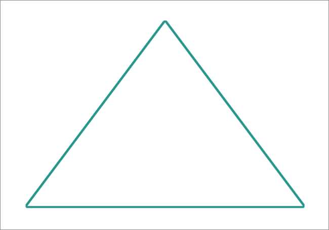 Поворот и отражение треугольника в CorelDRAW