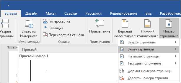 Пропуск номера на титульном листе