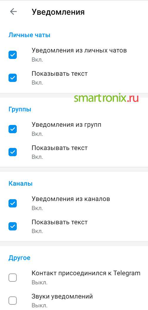 Как настроить время активации режима не беспокоить в Телеграме