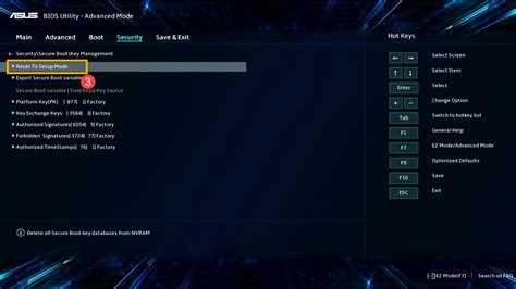Поиск и активация опции Secure Boot в настройках BIOS