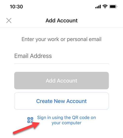 Проверка совместимости Outlook и устройства для QR входа