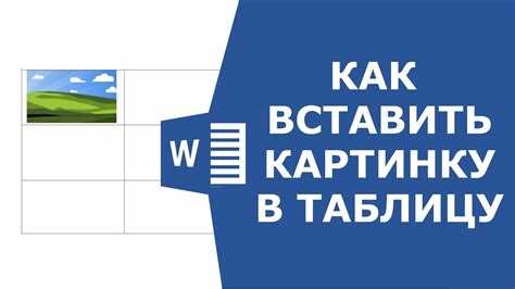 Как вставить в таблицу картинку Как вставить в таблицу картинку