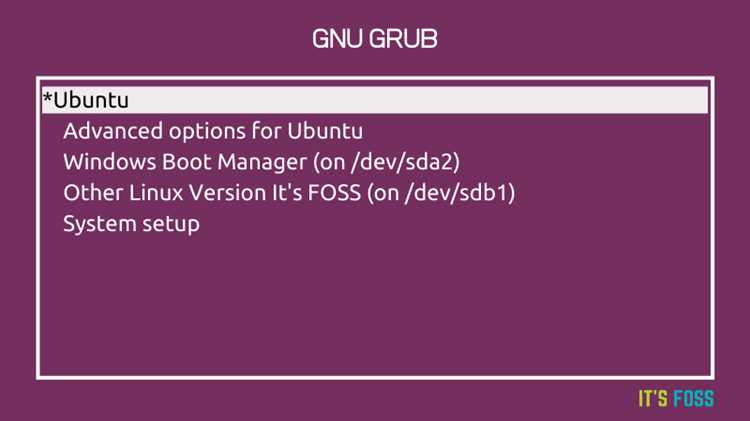 Временное изменение настроек grub через загрузочный Live USB