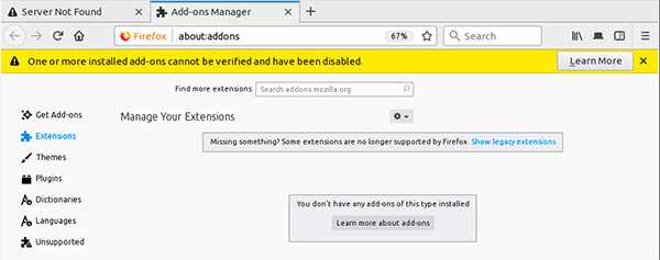 Mime не поддерживается firefox что делать