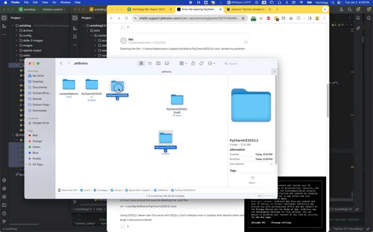 Проверка настроек интерпретатора в PyCharm