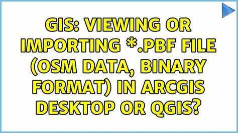 Импорт OSM PBF в GIS-приложения