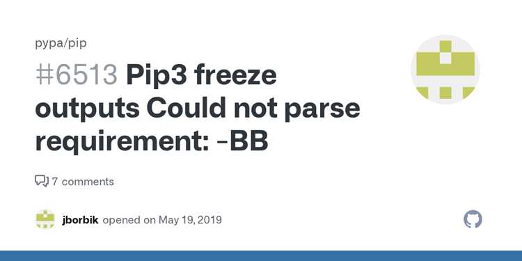 Как создать файл зависимостей с помощью pip freeze