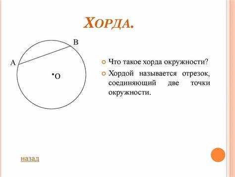 Как использовать радиус и расстояние до хорд при сравнении их длин