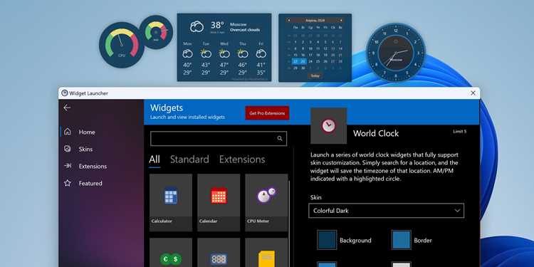 Как добавить виджеты через Microsoft Store