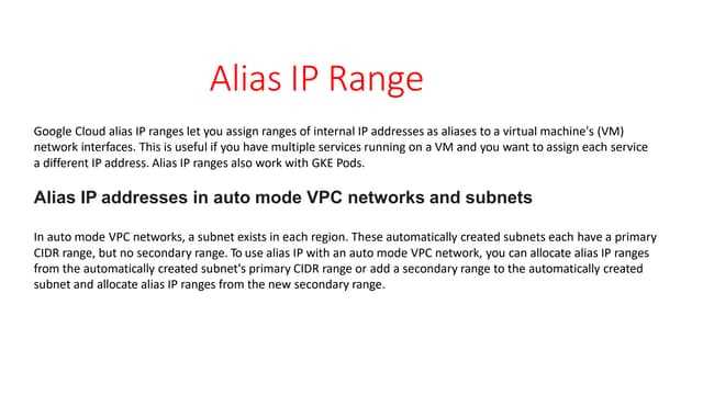 Что такое Alias IP и зачем он нужен на практике