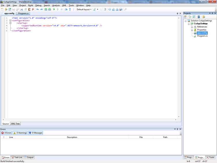 Обработка ошибок при загрузке и разборе параметров