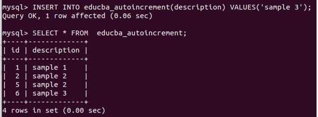 Назначение автоинкремента в таблицах MySQL